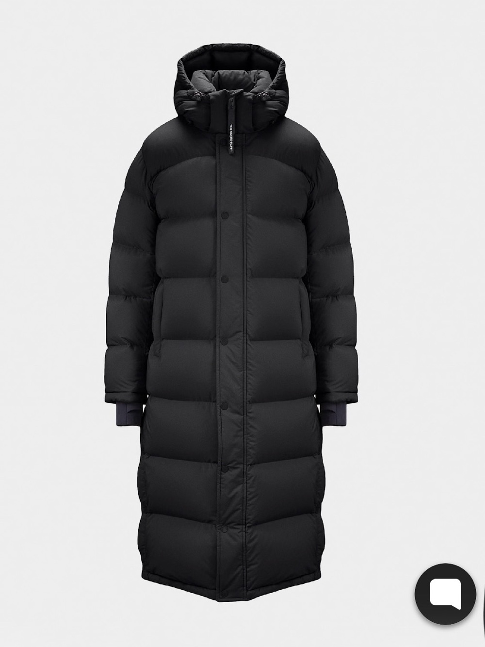 Aritzia black Super puff long jacket